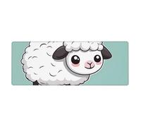 YYHWHJDE Cute Cartoon Sheep Prints Extra Large Mouse pad Mousepad 12x31.5in for Office Gaming Learning