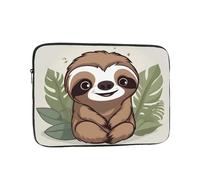 YYHWHJDE Cute Cartoon Sloth Printing Portable Laptop Sleeve Case 17 inch Shockproof Bag for Men and Women Business Travel, and Office Daily Use