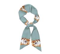 YYHWHJDE Cute Corgi Prints Women's Fashion Scarf, a versatile accessory soft, silky