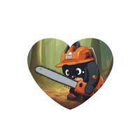 YYHWHJDE Cute Crying Chainsaw pattern Heart Shape Car Air Fresheners Cards Four-pack : Hanging Scented Cards for bedroom Bathroom Car Interior Decor