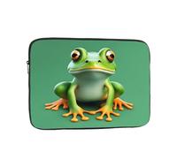 YYHWHJDE Cute Frog Prints Protective Shockproof Portable Laptop Sleeve Case 10 inch for Men and Women Business Travel, and Office Daily Use