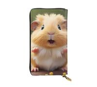 YYHWHJDE Cute Guinea Pig Printing Quality Leather Long Clutch Wallet Designed for Fashion Girls and Women Stylish 7.48 x 4.13 in