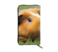 YYHWHJDE Cute Guinea Pigs Picture Quality Leather Long Clutch Wallet Designed for Fashion Girls and Women Stylish 7.48 x 4.13 in