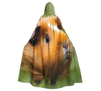 YYHWHJDE Cute Guinea Pigs Prints Halloween Adult Hooded Cloak for Parties and Costumes