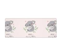 YYHWHJDE Cute Koala MOM and Baby Mouse Pad 12x31.5in