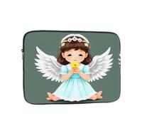 YYHWHJDE Cute Little Angel Printing Portable Laptop Sleeve Case 15 inch Shockproof Bag for Men and Women Business Travel, and Office Daily Use