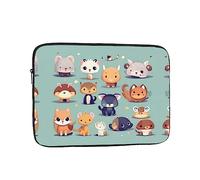 YYHWHJDE Cute Little Animals Prints Protective Shockproof Portable Laptop Sleeve Case 10 inch for Men and Women Business Travel, and Office Daily Use