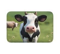 YYHWHJDE Cute Little Cow Picture Anti Slip and Thickened Floor mat Suitable for bathrooms, bedrooms, Washable Carpet Floor mats 16X24 in