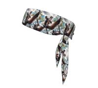YYHWHJDE Cute little koala Prints Sports Double-Sided Headscarf for Women and Men Adjustable for All Head Circumferences