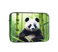 YYHWHJDE Cute Panda Playing Water Pattern Shockproof Portable Laptop 17 inch Sleeve Bag for Men and Women - Ideal for Business Travel, School, and Daily Use