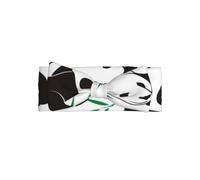 YYHWHJDE Cute Panda Prints Baby Bow Headband - Soft & Stretchy Newborn Accessory for Photography & Baby Showers
