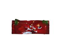 YYHWHJDE Cute Santa Claus Prints Baby Bow Headband - Soft & Stretchy Newborn Accessory for Photo Shoots & Baby Showers