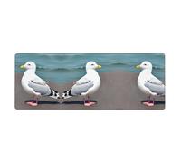 YYHWHJDE Cute Seagull Picture Extra Large Mouse Pad, Computer Office Anti Slip Gaming Keyboard Thickened Version 12x31.5in