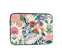 YYHWHJDE Cute White Tiger Prints Protective Shockproof Portable Laptop Sleeve Case 13 inch for Men and Women Business Travel, and Office Daily Use