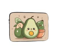 YYHWHJDE Cute Yoga Avocado Prints Protective Shockproof Portable Laptop Sleeve Case 15 inch for Men and Women Business Travel, and Office Daily Use