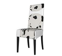 YYHWHJDE Dalmatian Prints Dining Chair Throw Covers - Stretchable Spandex Slipcovers for Chair Protection & Refreshing Your Dining Room