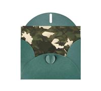 YYHWHJDE Dark Green Greeting Card Army camouflage Prints for Christmas, Children's Birthday, Valentine's Day, and Party Invitation