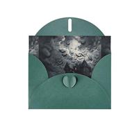 YYHWHJDE Dark Green Greeting Card Bat cave Pattern for Christmas, Children's Birthday, Valentine's Day, and Party Invitation