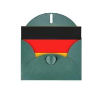 YYHWHJDE Dark Green Greeting Card germany flag Pattern Perfect for Valentine's Day, Wedding Anniversary & Party Invitations