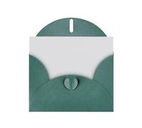 YYHWHJDE Dark Green Greeting Card Gorgon Pattern Perfect for Valentine's Day, Wedding Anniversary & Party Invitations