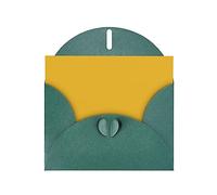 YYHWHJDE Dark Green Greeting Card Solid color gold Prints for Christmas, Children's Birthday, Valentine's Day, and Party Invitation