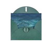 YYHWHJDE Dark Green Greeting Card The Deep Ocean Pattern for Christmas, Children's Birthday, Valentine's Day, and Party Invitation