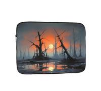 YYHWHJDE Dead Tree at Sunset Picture Shockproof Portable Laptop Sleeve Case 12 inch for Men and Women Business Travel, School, and Office Daily Use