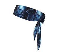 YYHWHJDE Deep Sea Octopus Monster Pattern Sports headscarf, sweat absorbing and breathable, motion headband, double-sided kerchief