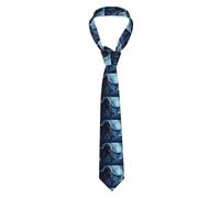 YYHWHJDE Deep Sea Octopus Monster Prints Men's tie classic style suit cravat suitable for holidays and work