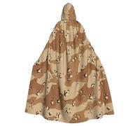 YYHWHJDE Desert Camo Prints Hooded Cloak - Oversized Costume Throw, Soft Cosplay Layer