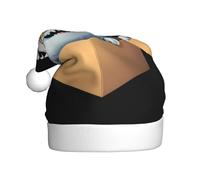 YYHWHJDE Devil bunny in the box Prints Christmas Hat for Adult quality accessory soft, lightweight, and fluffy