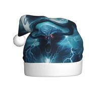 YYHWHJDE Devil in the Ocean Prints Christmas Hat for Adult quality festive accessory crafted soft, lightweight