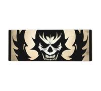 YYHWHJDE Devil Satan Picture Extra Large Mouse Pad, Computer Office Anti Slip Gaming Keyboard Thickened Version 12x31.5in