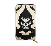 YYHWHJDE Devil Satan Printing Quality Leather Long Clutch Wallet Designed for Fashion Girls and Women Stylish 7.48 x 4.13 in