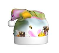 YYHWHJDE Diligent Bee Prints Christmas Hat for Adult quality festive accessory crafted soft, lightweight