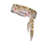 YYHWHJDE Dog Running Toward You Prints Sports Headscarf, Casual Headband, Elastic, Sweat Absorbing, Adjustable, Anti Slip