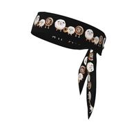 YYHWHJDE Donut Lamb Pattern Sports headscarf, sweat absorbing and breathable, motion headband, double-sided kerchief