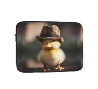 YYHWHJDE Duckling in a hat Prints Protective Shockproof Portable Laptop Sleeve Case 13 inch for Men and Women Business Travel, and Office Daily Use