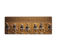 YYHWHJDE Egypt Hieroglyphics Prints Extra Large Mouse pad Mousepad Computer Office Gaming Keyboard Thickened Version 12x31.5in