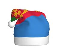 YYHWHJDE Eritrean flag Prints Christmas Hat for Adult Soft, lightweight Holiday party use
