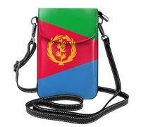 YYHWHJDE Eritrean Flag Prints Small Leather Women'S Crossbody Flip Phone Bag, Waterproof And Durable