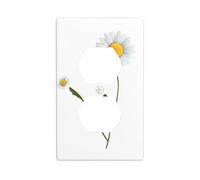 YYHWHJDE Eternal Happiness Picture Double Socket Wall Panel Decorative is Durable and Suitable for Socket Light Switch Accessories 4.5x2.76in