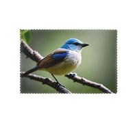 YYHWHJDE Ethereal Nightingale Bird Prints Placemats Set of 6 12x18in - Elevate Every Meal with Durable & Customizable Table Layers