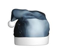 YYHWHJDE Evil In The Mist Prints Christmas Hat for Adult quality festive accessory crafted soft, lightweight