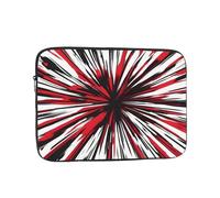 YYHWHJDE Explosion Burst Red Black Prints Protective Shockproof Portable Laptop Sleeve Case 17 inch for Men and Women Business Travel, and Office Daily Use