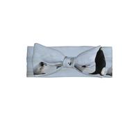 YYHWHJDE Five Penguins Prints Baby Bow Headband - Soft & Stretchy Newborn Accessory for Photo Shoots & Baby Showers