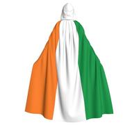YYHWHJDE Flag of Ivory Coast Prints Halloween Adult Hooded Cloak for Parties and Costumes