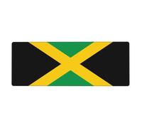 YYHWHJDE Flag Of Jamaica Pattern Extra Large Mouse Pad Strong Adhesion, Durable, Precise Locking Edge 12x31.5in