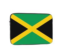 YYHWHJDE Flag of Jamaica Pattern Shockproof Portable Laptop 13 inch Sleeve Bag for Men and Women - Ideal for Business Travel, School, and Daily Use