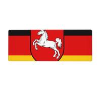 YYHWHJDE Flag Of Lower Saxony Picture Extra Large Mouse Pad, Computer Office Anti Slip Gaming Keyboard Thickened Version 12x31.5in